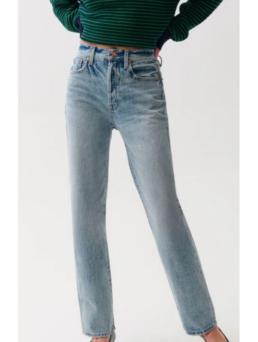 NWT PISTOLA CASSIE RELAXED STRAIGHT JEANS IN VINTAGE BRAMBLE WASH | SIZE 29